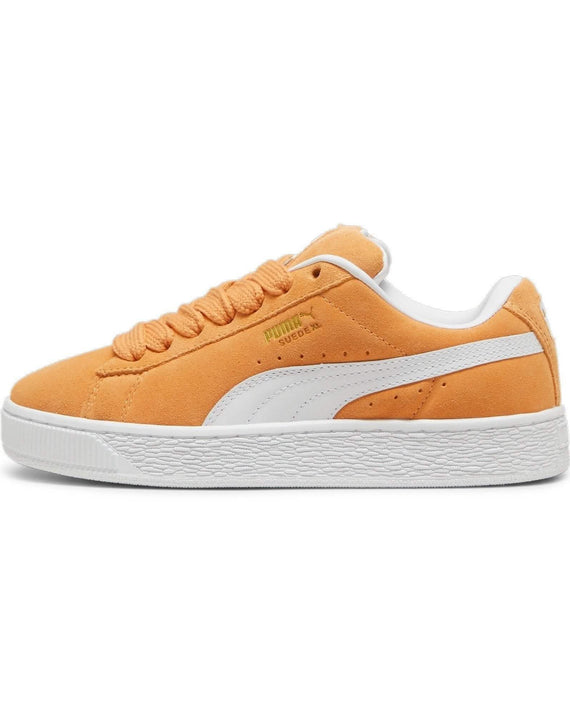 Puma Suede XL Sneaker Oranje Zijaanzicht