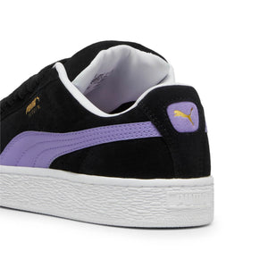 Puma_Suede_XL_Sneaker_Zwart_Paars_Hiel_aanzicht