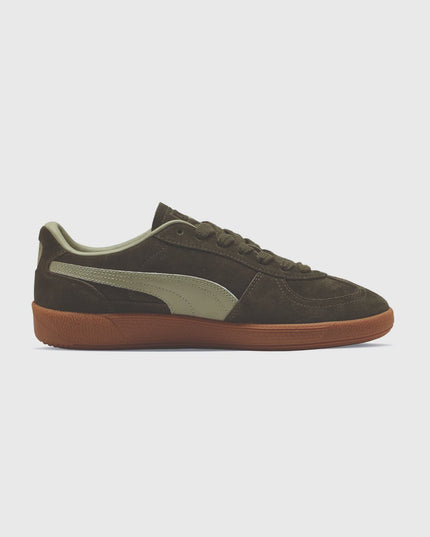 Puma Palermo Suede Unisex Sneaker Donkergroen rechts