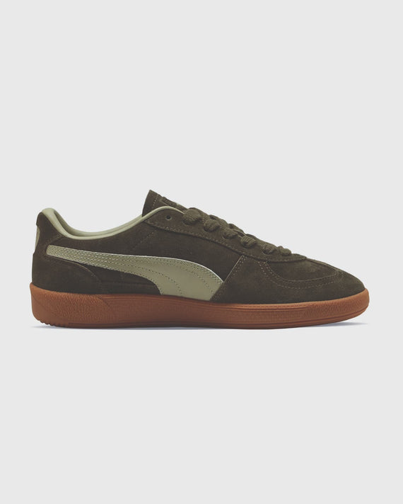 Puma Palermo Suede Unisex Sneaker Donkergroen rechts