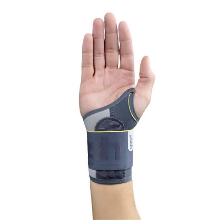 PushSportsPolsbraceDonkergrijsmodelzijkant