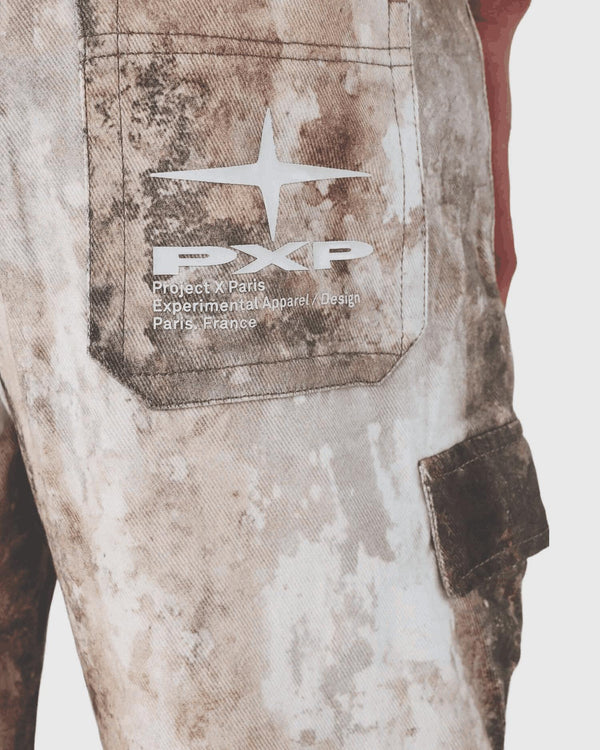 Project X Paris Cargo Broek Realtree achteraanzicht close up lgo
