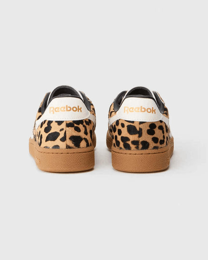 Reebok Club C Grounds Cheetah Chalk achteraanzicht