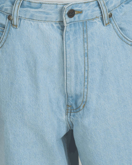 Reell Baggy Origin Lichtblauw close up crotch