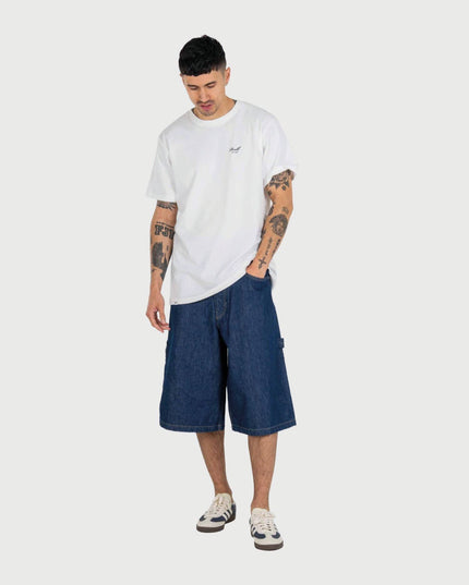 Reell Belmont Worker Short Donkerblauw verre aanzicht