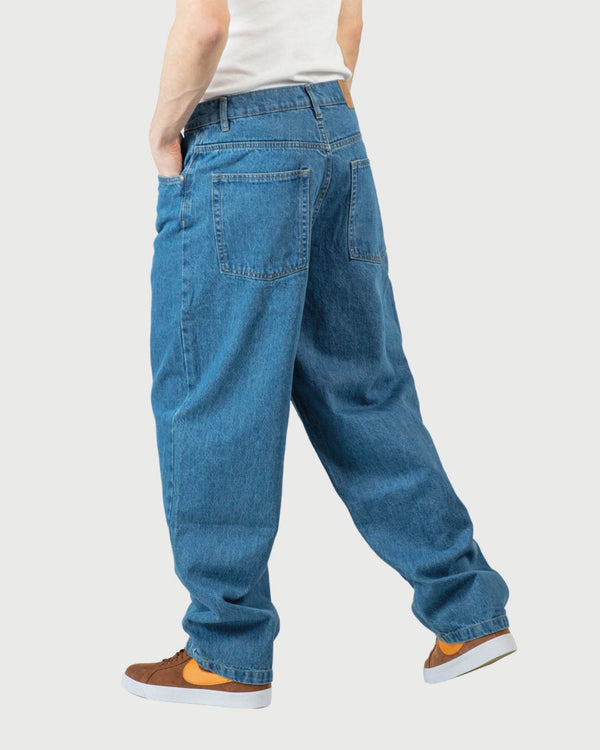 Reell Baggy Origin Mid Blauw achteraanzicht