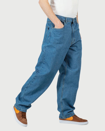 Reell Baggy Origin Mid Blauw loopaanzicht