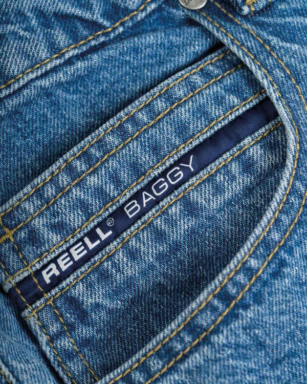 Reell Belmont Worker Short Blauw reell baggy