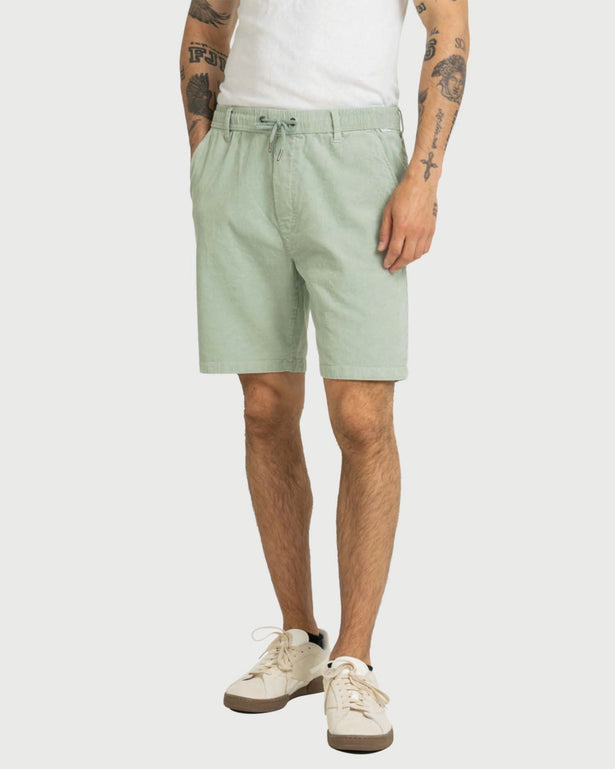 Reell Reflex Baby Cord Short Aqua Grey