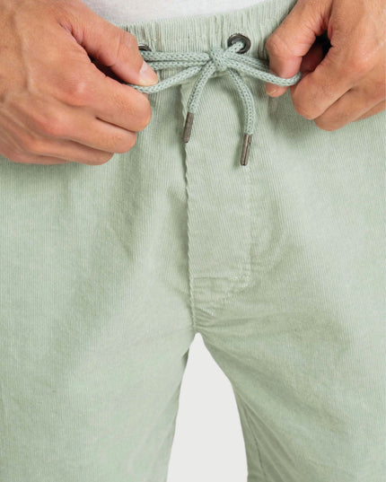 Reell Reflex Baby Cord Short Aqua Grey bandjes