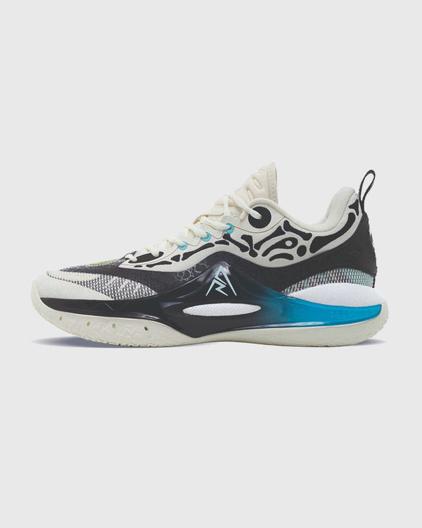 Rigorer AR2 Basketbalschoen Code Blue Skeleton linker aanzicht