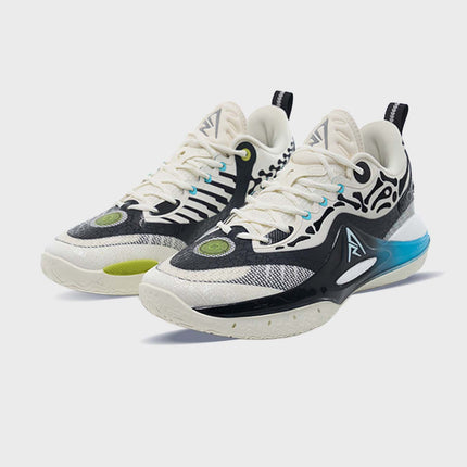 Rigorer AR2 Basketbalschoen Code Blue Skeleton zijaanzicht