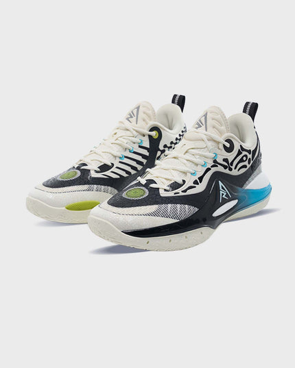 Rigorer AR2 Basketbalschoen Code Blue Skeleton zijaanzicht