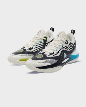 Rigorer AR2 Basketbalschoen Code Blue Skeleton zijaanzicht