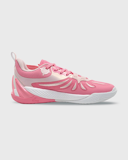 Rigorer AR3 Basketbalschoen Valentines Day Roze zijaanzicht binnenkant linkerschoen