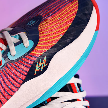 Rigorer AR1 Basketbalschoen Year of Dragon close up neus en zijkant schoenen