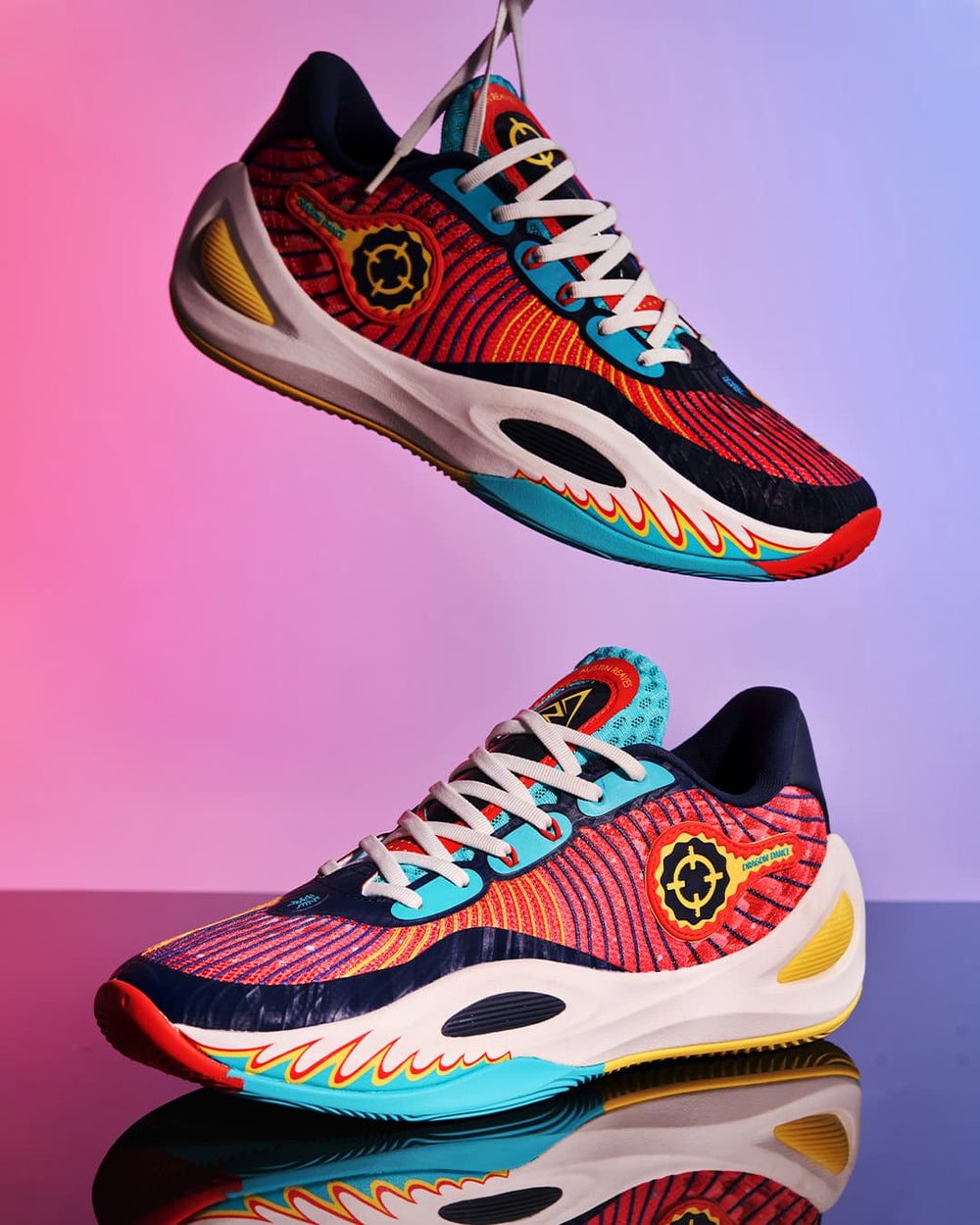 Rigorer AR1 Basketbalschoen Year of Dragon linkeraanzicht