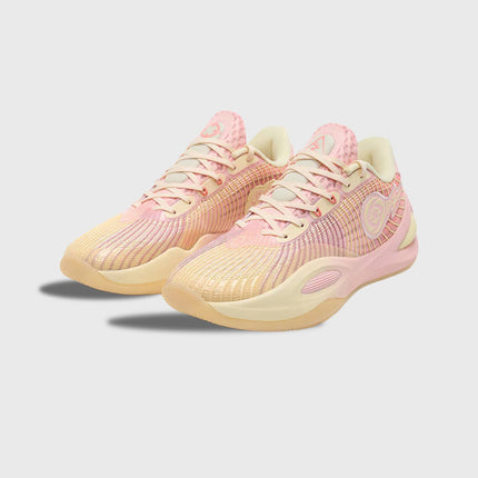 Rigorer AR1&nbsp; basketbalschoen Honey peach Zijaanzicht geel roze