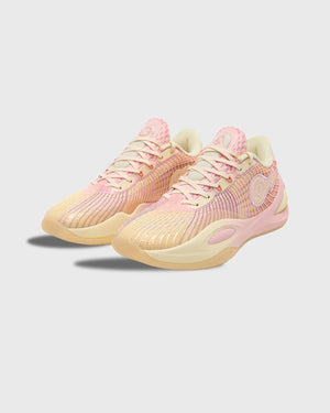 Rigorer AR1&nbsp; basketbalschoen Honey peach Zijaanzicht geel roze