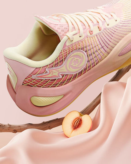 Rigorer AR1&nbsp; basketbalschoen Honey peach Aanzicht logo
