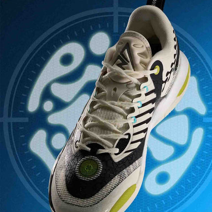 Rigorer AR2 Basketbalschoen Code Blue Skeleton bovenaanzicht