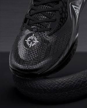 Rigorer AR2 Basketbalschoen Snake eyes close up teen schoen detail foto