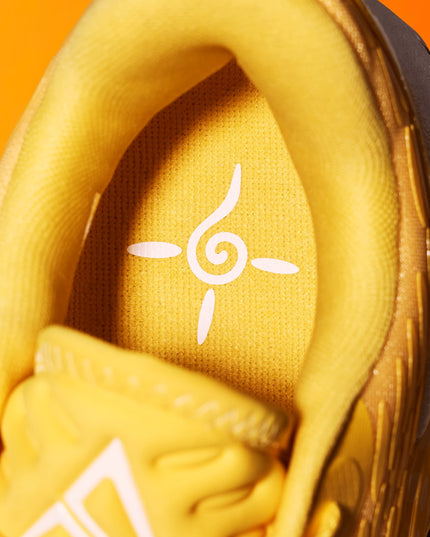 Rigorer AR2 Basketbalschoen Sunrise Close up detail foto Binennkant schoen