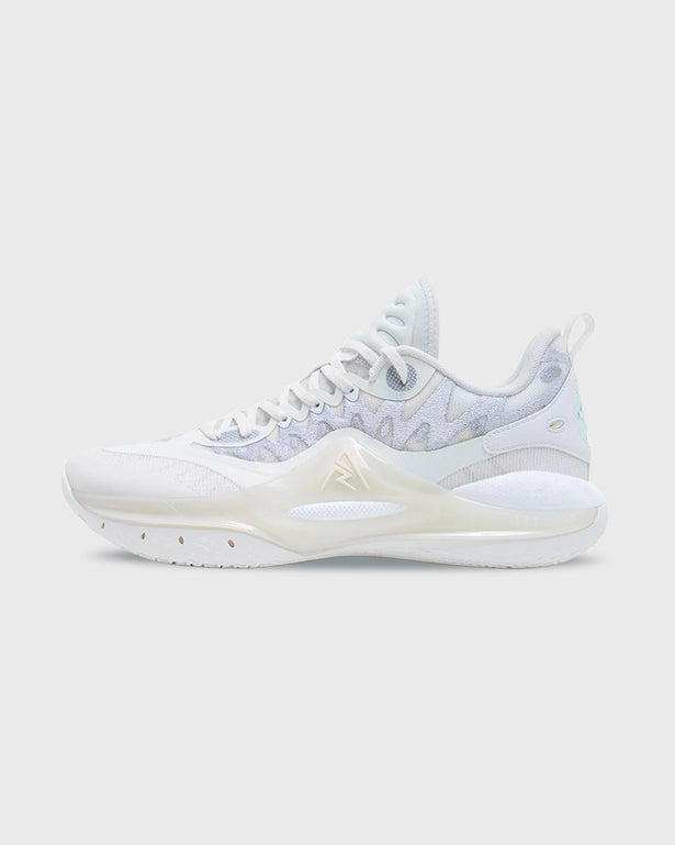 Rigorer AR2 Ghost basketbalschoen zijaanzicht wit