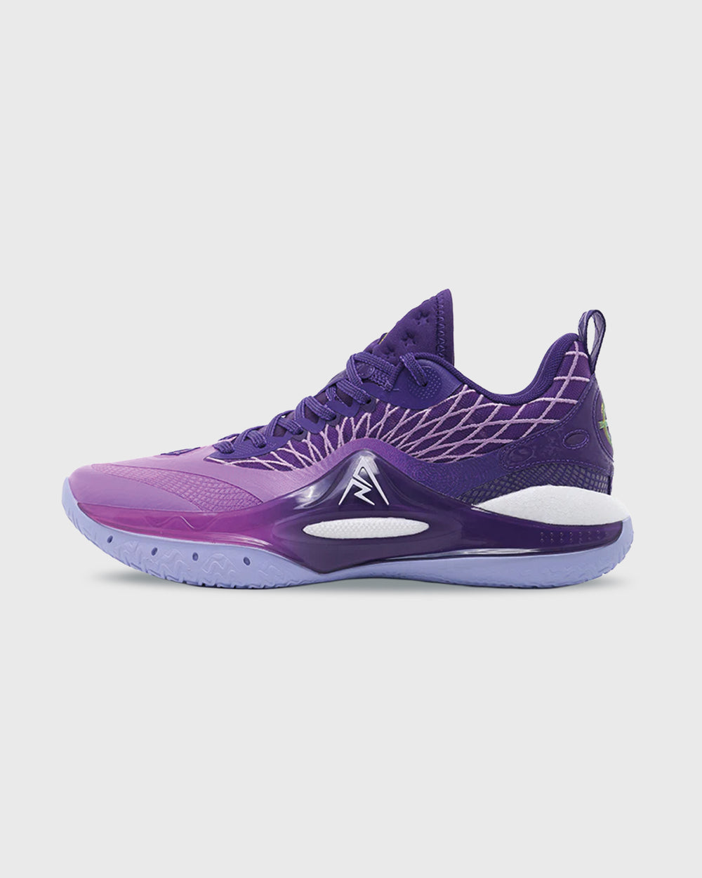 Rigorer AR2 Showtime Sunrise Mixed Basketbalschoen zijaanzicht paars