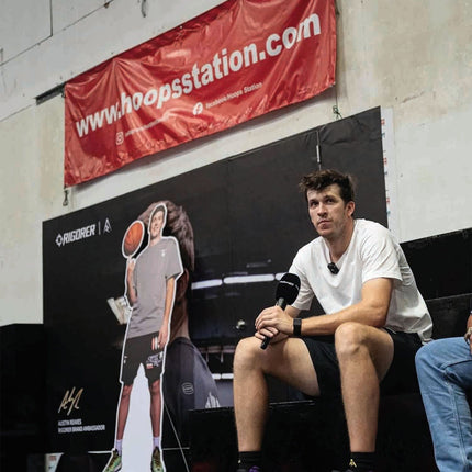 Rigorer AR3 Basketbalschoen Apollo zwart model foto