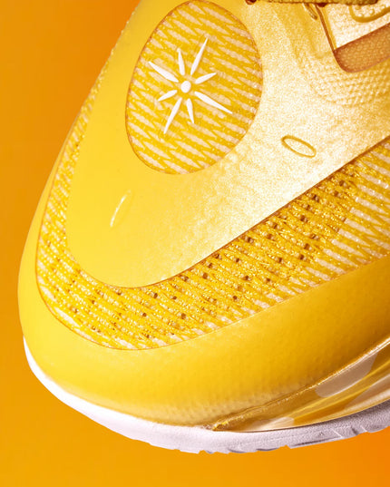 Rigorer AR2 Basketbalschoen Sunrise detail foto van neus/teen 