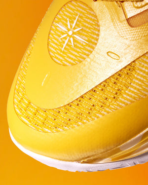 Rigorer AR2 Basketbalschoen Sunrise detail foto van neus/teen 