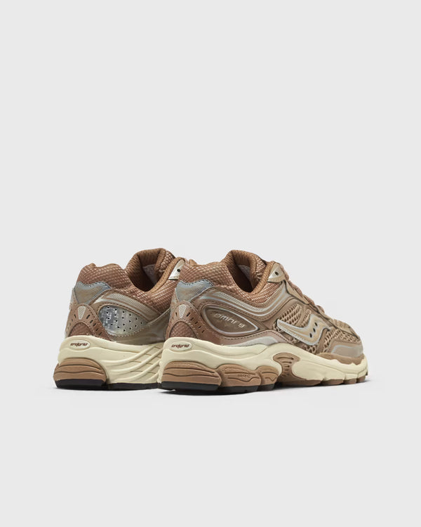 Saucony Progrid Omni 9 Baskets Marron Crème