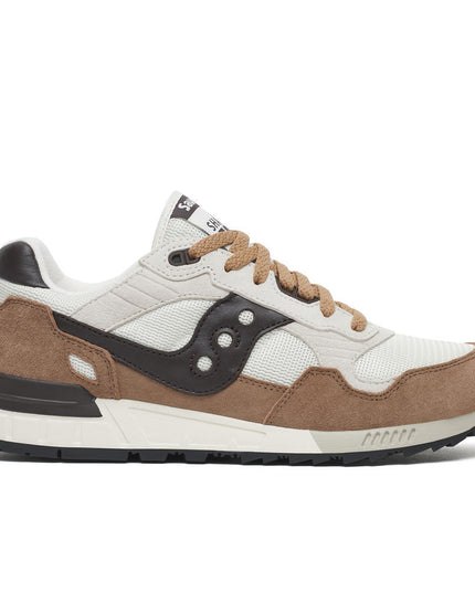 Baskets Saucony Shadow 5000 blanches et marron