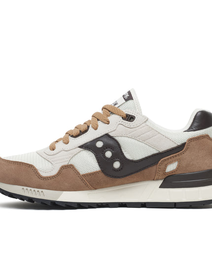 Baskets Saucony Shadow 5000 blanches et marron