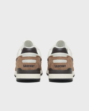 Baskets Saucony Shadow 5000 blanches et marron