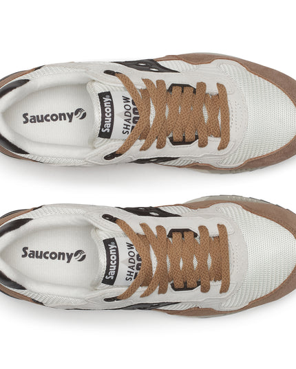 Baskets Saucony Shadow 5000 blanches et marron