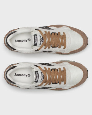 Baskets Saucony Shadow 5000 blanches et marron