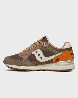 Baskets Saucony Shadow 5000 marron et blanc