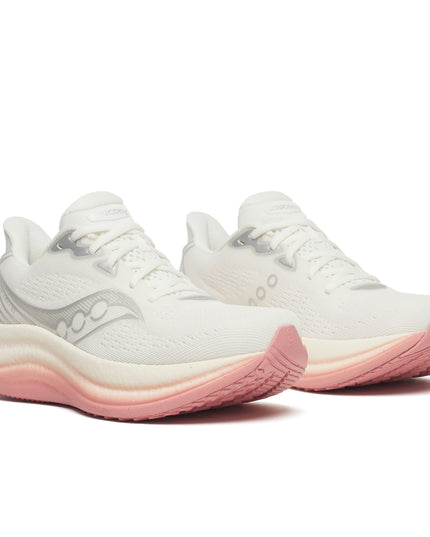 Chaussures de course Saucony Triumph 23 Blanc / Rose