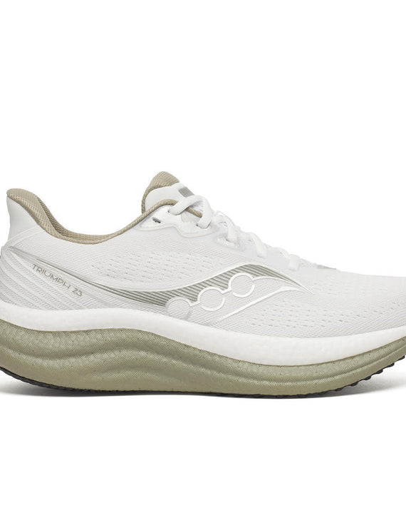 Chaussures de course Saucony Triumph 23 Blanc / Vert