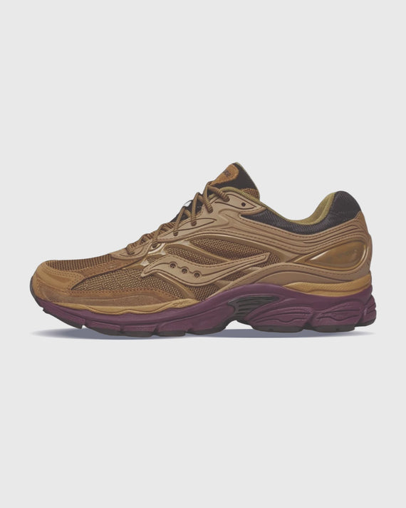 Saucony Progrid Omni 9 Sneaker Grün/Bordeaux