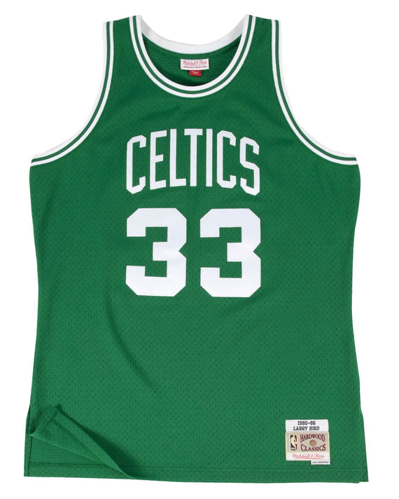 NBA-Swingman-Boston-Celtics Larry Bird -1985-86-Jersey-groen-Voorkant