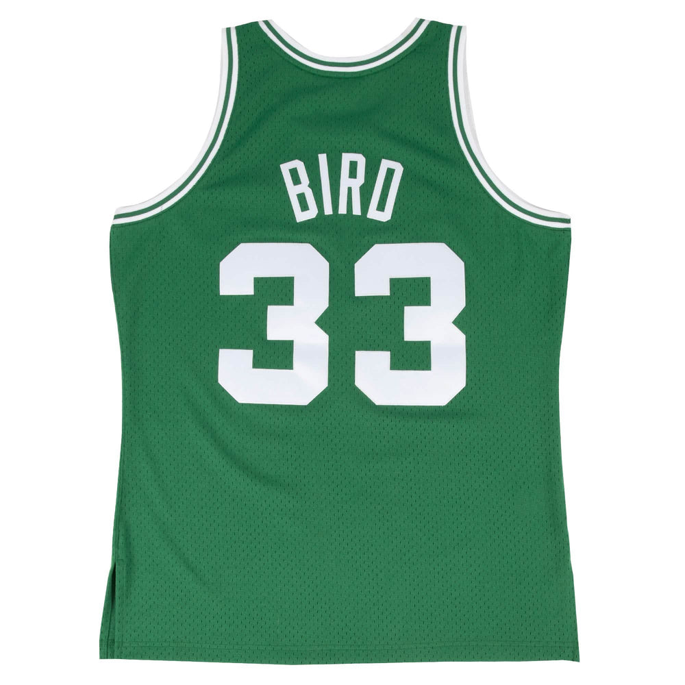 NBA-Swingman-Boston-Celtics Larry Bird -1985-86-Jersey-groen-Voorkant