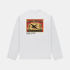 Pockies Swallow Longsleeve T-Shirt Wit