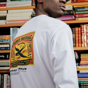 Pockies Swallow Longsleeve T-Shirt Wit