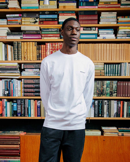 Pockies Swallow Longsleeve T-Shirt Wit