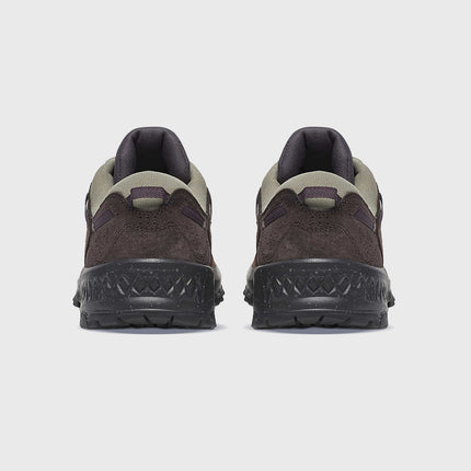 Saucony Grid Peak Zwart Groen achteraanzicht
