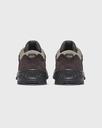 Saucony Grid Peak Zwart Groen achteraanzicht
