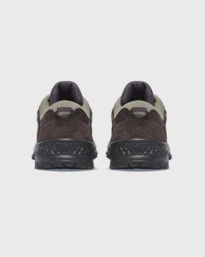 Saucony Grid Peak Zwart Groen achteraanzicht
